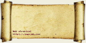 Simeon Krnčević vizit kartica